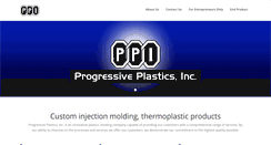 Desktop Screenshot of progressiveplastics.net